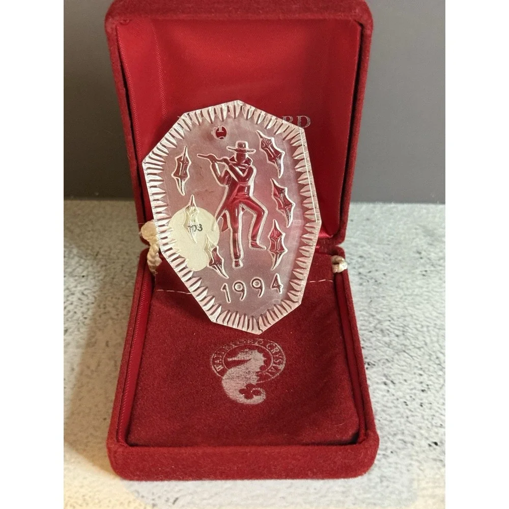 Waterford Crystal Ornament 1994 Twelve Days of Christmas 11 Pipers Piping